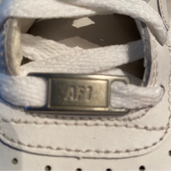 Nike Air Force 1 Low '06 Sneakers White Streetwear Y2K Boys Youth Size 4.5 - Picture 10 of 11